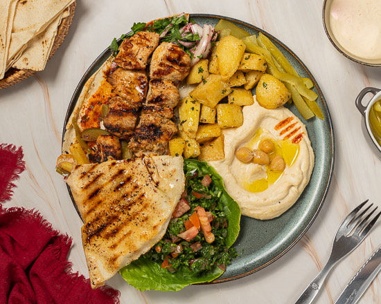 Duo de brochettes Taouk