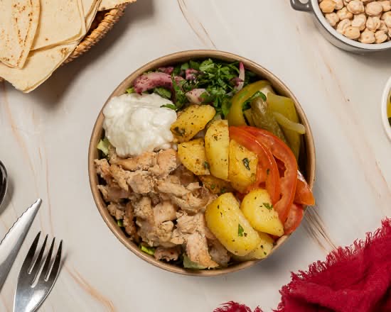 Salade shawarma poulet