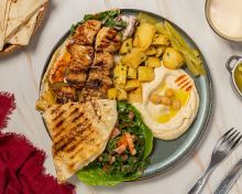 Duo de brochettes Taouk